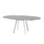 Glass Swivel Extending Dining Table-1954415480