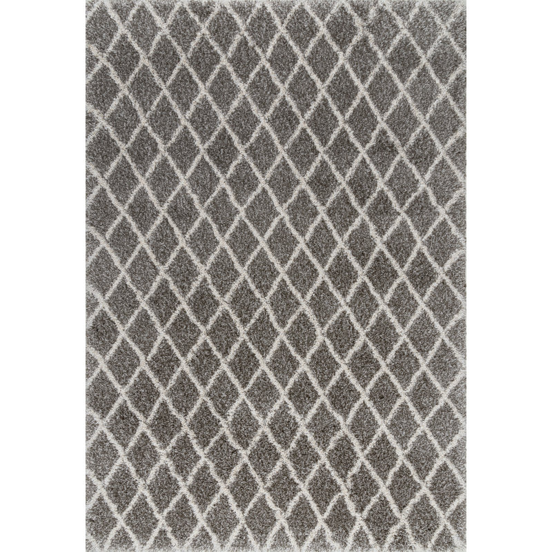 Geometric Indoor Rug, Rectangle 5' x 8'