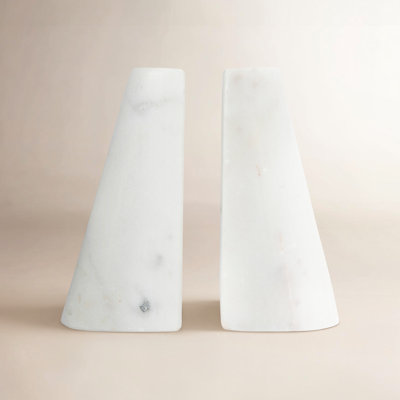 Longmeadow Marble Bookends