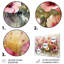 Reproduction d'art rose sur fond rose bouton d'or II - Buttercups-673984391-673984445