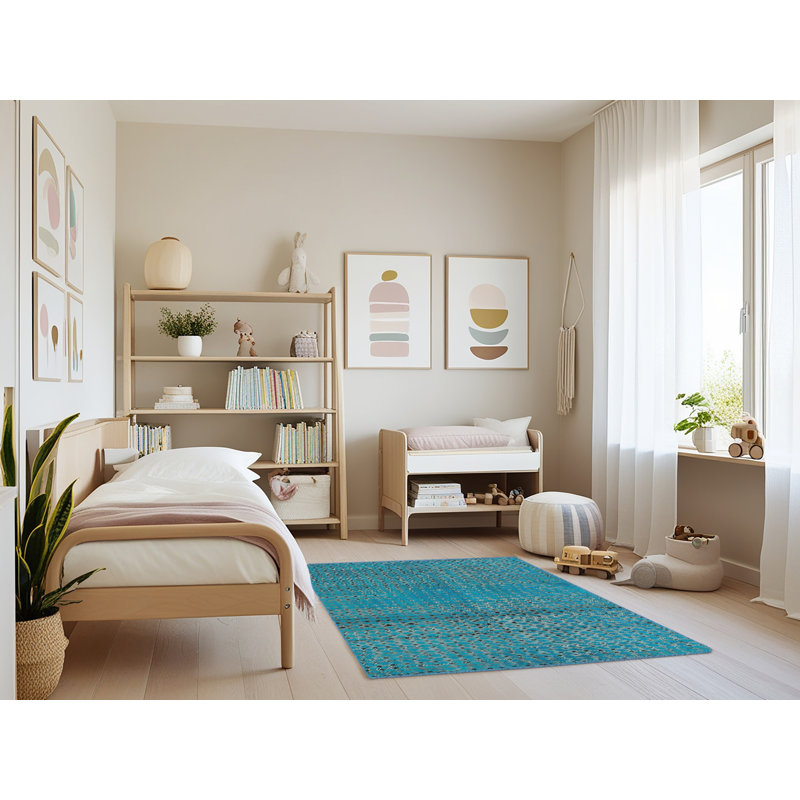 Tapis abstrait moderne 4381, Rectangle 3 pi x 5 pi
