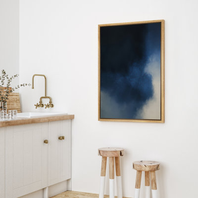 Reproduction d'art abstrait sur toile encadrée pour décoration intérieure moderne
