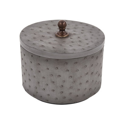 Boîte décorative en cuir Bedhelm