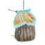 Exhart Butterfly Roof Peace Acorn Hanging Bird House, 7 Inch