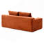 Canapé deux places Cloud en mousse à mémoire de forme, canapé-lit convertible 2 en 1, canapé de sol en velours côtelé compressé, aucun assemblage requis, pour appartement, bureau, chambre ou salon