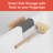 Spectrum Cora Sponge and Brush Sink Saddle for Double Sink Organization, Gray and Clear-120641813