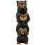 Statue «Speak, Hear, See No Evil Black Bears»