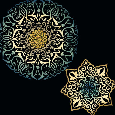 Midnight Rosette IV by Chariklia Zarris - Wrapped Canvas Art Prints