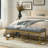 Lauris 43.75'' W Modern Storage Bench with Removable Cover and Nailhead Trim-1144210431