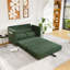 21 convertible 2 lits avec rangement latéral, revêtement en velours côtelé, rembourrage à haut rebond, structure en bois massif, utilisation de l'espace pour la conception, salon et bureau appropriés, seuil de fonctionnement zéro,
