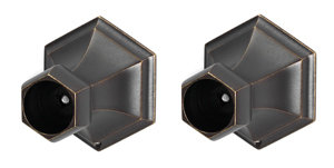 Nicole Shower Rod Brackets