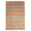 Tapis unique nouvel âge noué à la main 12 pi 3 po x 17 pi 6 po Maloree en bleu sarcelle / cuivre foncé / beige