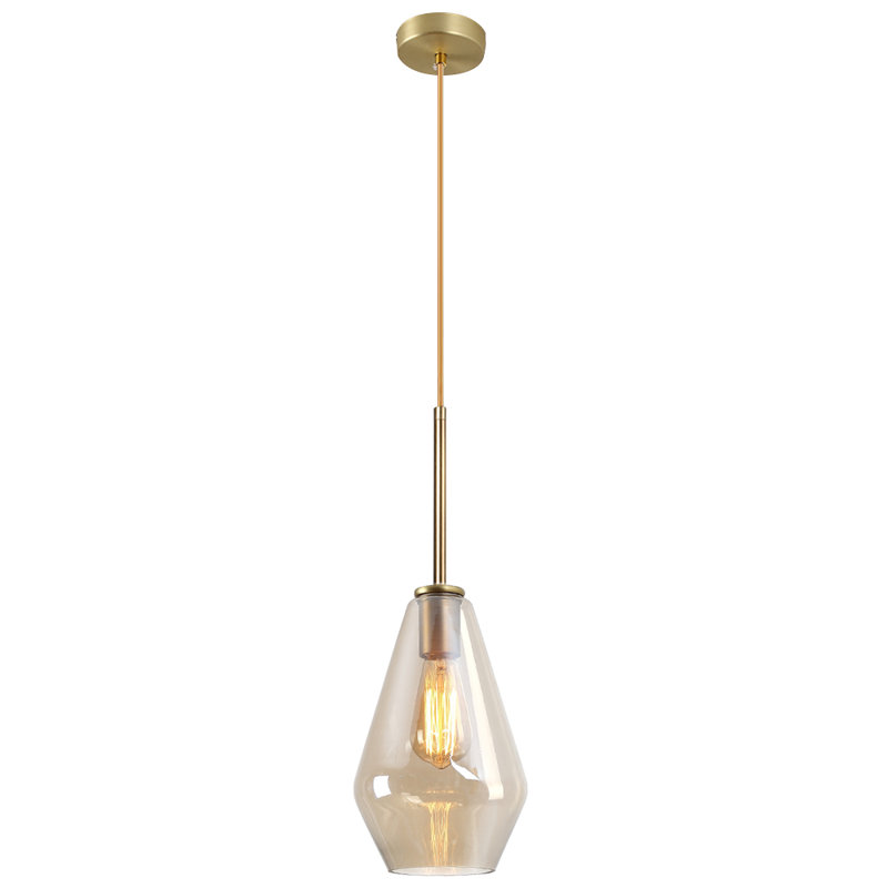 Lampe de cuisine Blye, Ambre
