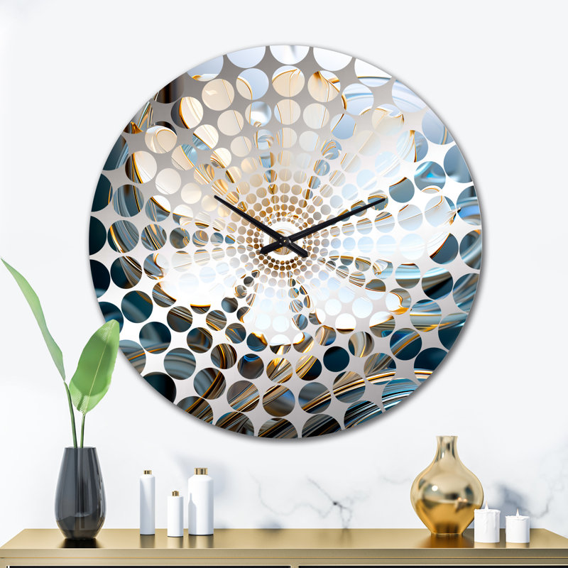 Horloge murale Sandi - Abstract Botanicals, Très grand