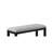 Transitional Counter-Height Bench With Dark Gray Upholstery - Spacious & Solid Dining Fabric Rectangular Build-1431035170-1431035172