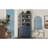 76.75'' Tall Display Cabinet With Double Glass Doors And LED Lights Steel Curio Cabinet For Collectibles Figures Trophies 3-Sided Glass Display Case For Home Office Study Stores Playroom-1817732420