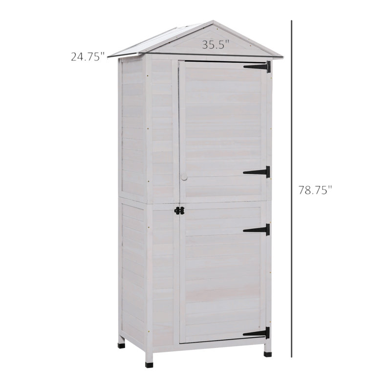 Wooden Storage Shed Cabinet