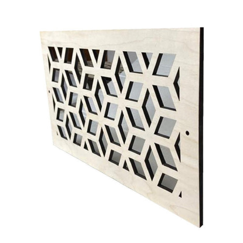 Registres muraux et de plafond Stellar Air 2 x 12 (ouverture de conduit) 4 x 14 - cubes, P 0,25 po x H 2 po x l 12 po