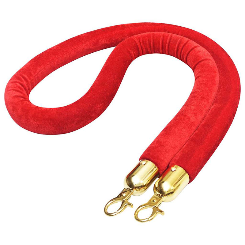 Support pour poteau vidaXL Stanchion, Rouge / doré