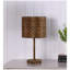 Lampe de table 19,25 po en faux suède à imprimé léopard
