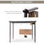 Pergola en aluminium 10 'X avec auvent rétractable - Abat-jour pour jardin, barbecue, porche