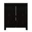 Armoire de rangement de salle de bain 30 po avec lavabo en céramique, meuble-lavabo de ferme avec 2 portes à fermeture douce et tablette réglable-1748385551