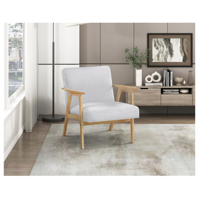 Chaise berçante rembourrée Modern