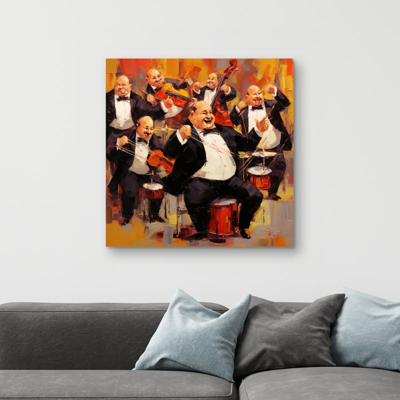 Music fun - 32"x32" art on canvas