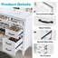 Meuble-lavabo 36 po avec comptoir en céramique, structure en bois massif, armoire en MDF et peuplier, armoire de rangement autoportante-1542084051