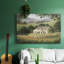Paysage rétro - CCXLV III - Impression sur toile tendue-347604853-347627739