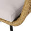 Chaise d'extérieur avec 2 coussins - chaise gracieuse, brun, eau, l 23,7 po x P 24,74 po H 31,83 po
