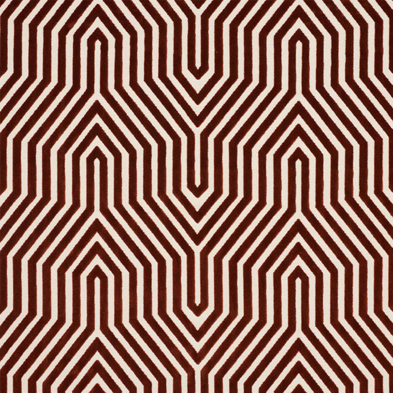 Tissu en velours Vanderbilt, Brun roux