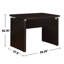 Wooden Extension Desk In Cappuccino
