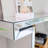 Opaline Mirrored Glass Console Table Entryway Living Sofa Table