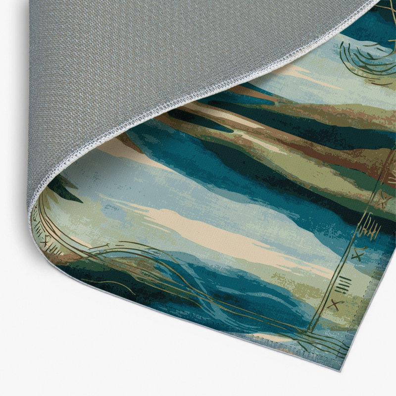 Tapis intérieur et extérieur Cosmic Veil, Rectangle 1 pi 6 po x 2 pi 6 po