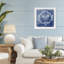 Giclée encadrée de poisson blanc sur fond indigo, design par Patti Bishop-59017026-59017055