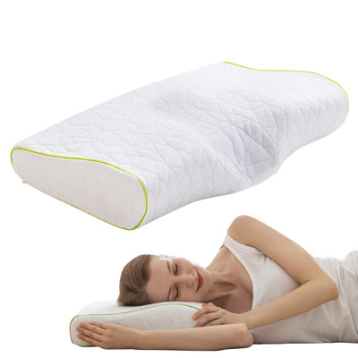 Orthopedic Cervical Pillow For Side Sleeping- Adjustable Contour for Neck & Pain Relief