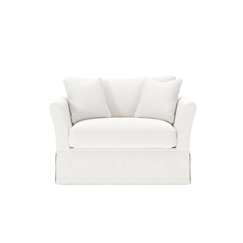 Shelby Upholstered Chair And A Half, Nomad Snow Crypton® Chenille