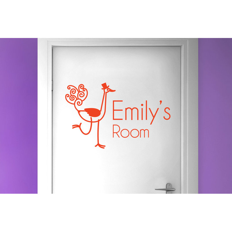 Animals Wall Decal, Orange