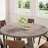47" Round Farmhouse Dining Table  Table For 4 Cross Base-380126099