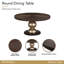 West Kensington Round Dining Table-1688280227