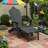 HDPE Folding Adirondack Chair Lounge with Ottoman & Ergonomic Design-280055516