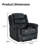 Sidh 38.6" Wide Classic And Overstuffed Breathable Microfiber Manual Standard  Recliner-99324967