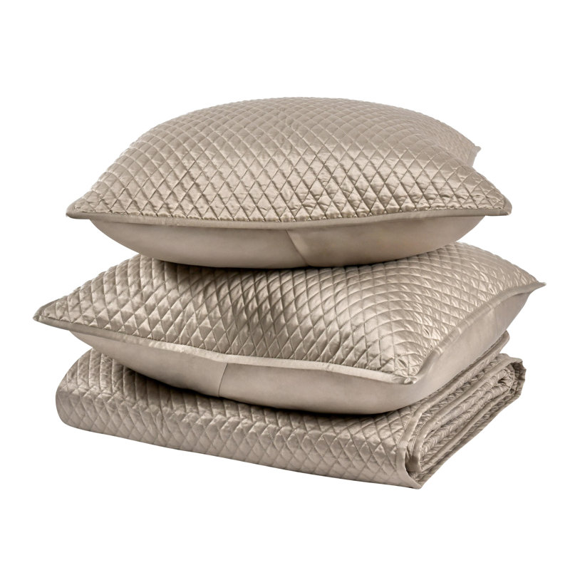 Winthrop Quilt, Queen Quilt, Natural