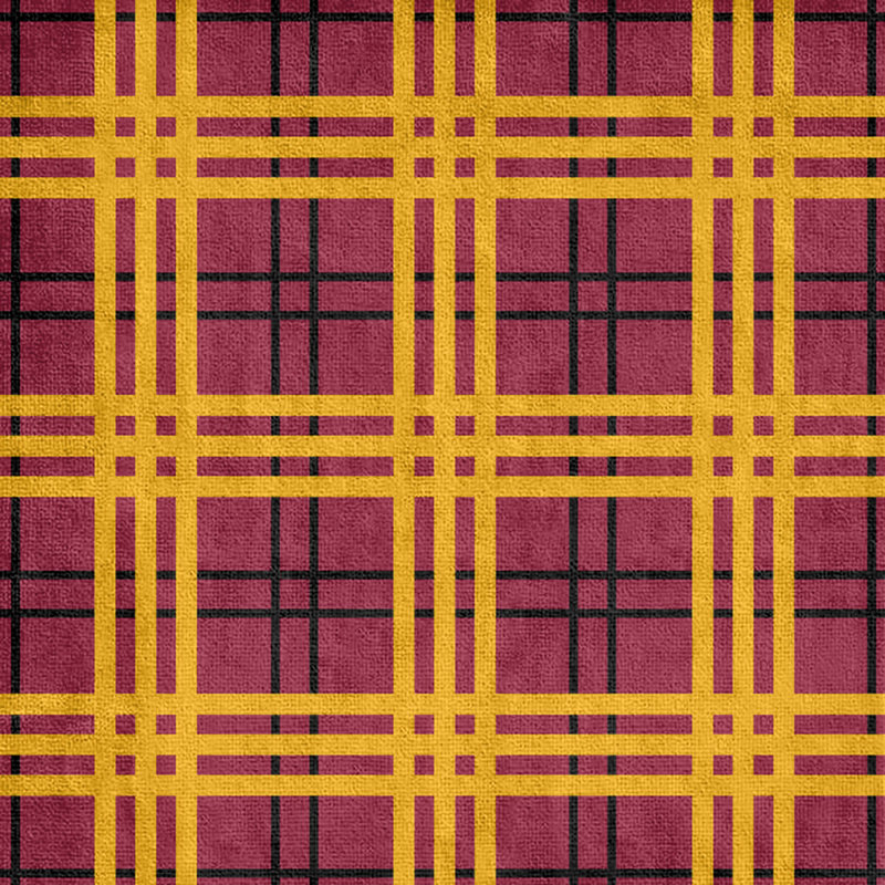 Bath Towel, Polyester/Cotton Blend, Red/Black/Yellow