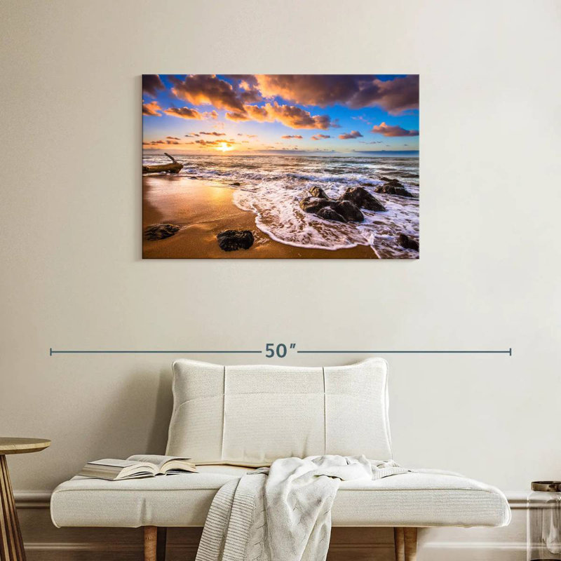 Gillard North Shore Oahu Beach, 24" H x 36" W