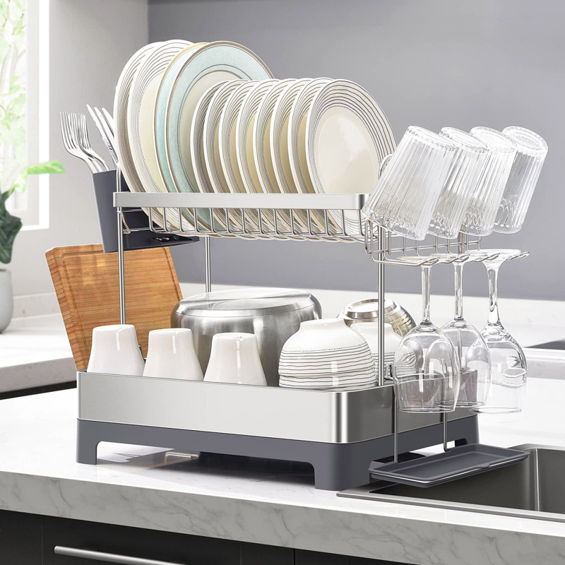 Laurena Stainless Steel Dish Rack