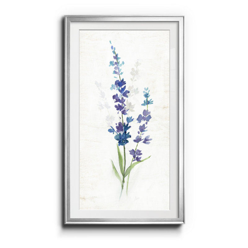 Fresh Cut Lavender II - impression, H 14,5 po x l 26,5 po x P 1,5 po, Argent