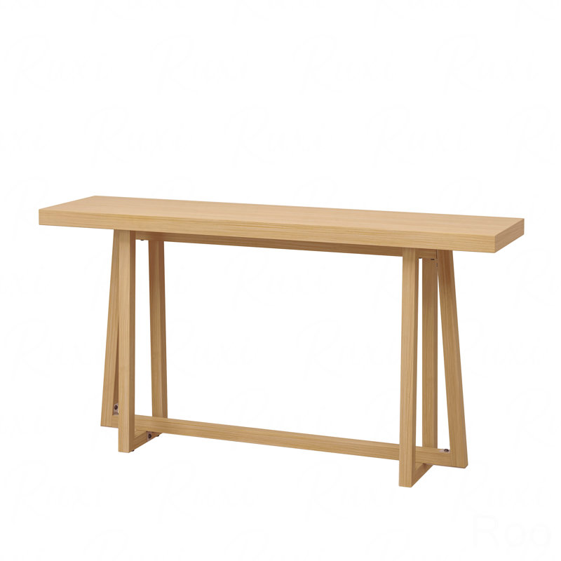 59.84" Console Table, Stylish Rectangular Entryway Table, Outdoor Console Table For Patio, Sturdy Construction Hall Table, Sofa Table