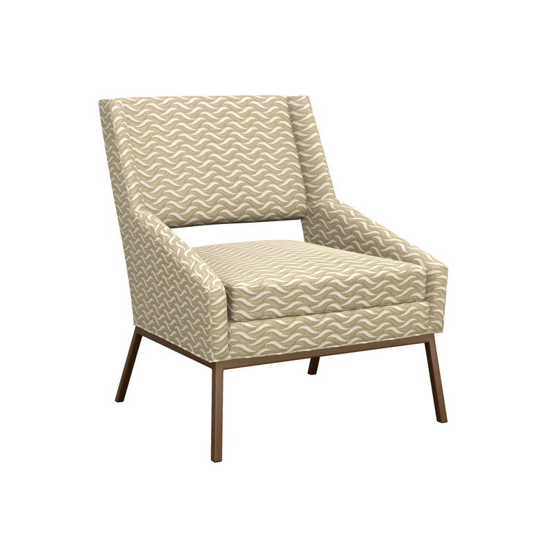 Chaise Amani avec laiton brillant